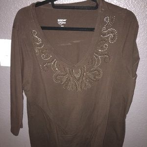 Rhinestone blouse
